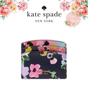 NWT Kate Spade Sylvia Wildflower Bouquet Cardholde